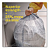ForceFlex MaxStrength Tall Kitchen Drawstring Trash Bags, 13 gal, Fresh Clean Scent, 24 x 28, White, 34/Box, 6 Boxes/Carton (70320)