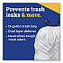 CloroxPro ForceFlex Tall Kitchen Drawstring Trash Bags, 13 gal, 23.75 x 24.88, Gray, 100/Box (70427)