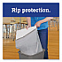 CloroxPro ForceFlex Tall Kitchen Drawstring Trash Bags, 13 gal, 23.75 x 24.88, Gray, 100/Box (70427)