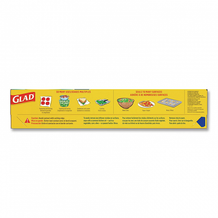 Press'n Seal Food Plastic Wrap, 70 sq ft, 12/Carton (70441)