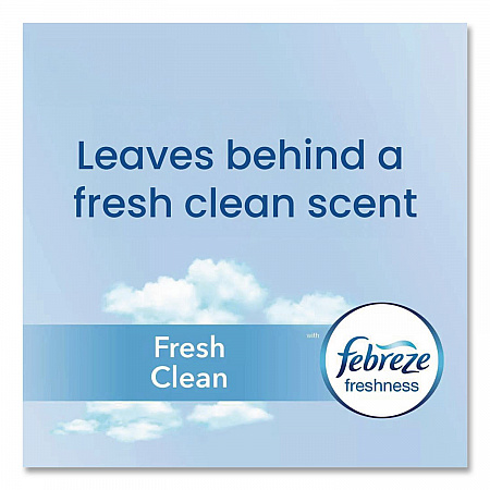 OdorShield Quick-Tie Small Trash Bags, Tie-Flap, 4 gal, Febreze Fresh Clean Scent, 8 x 18, White, 26 Bags/Box, 6 Boxes/Carton (78812)