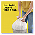 Small Twist-Tie Trash Bags, 4 gal, 0.74 mil, 23 x 21.63, White, 30/Box (78817EA)