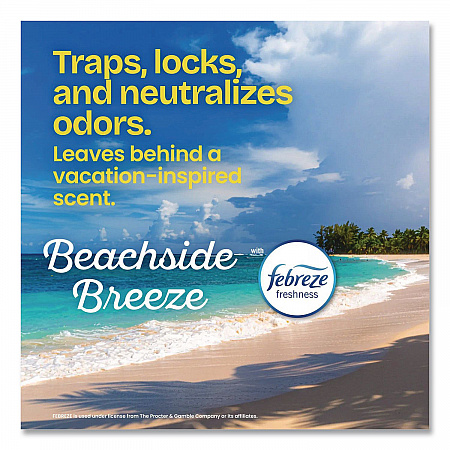 OdorShield Small Drawstring Trash Bags, 4 gal, Beachside Breeze Scent, 0.5 mil, 18