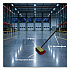 Bi-Level Floor Scrub Brush, Red Polypropylene Bristles, 10