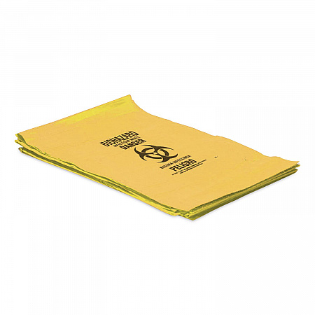 Healthcare Biohazard Printed Can Liners, Biohazard Infectious Waste, 30 gal, 1.3 mil, 30