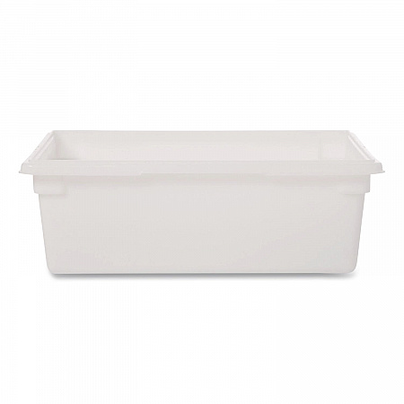Food/Tote Boxes, 12.5 gal, 18 x 9 x 9, Plastic, White (FG350000WHT)