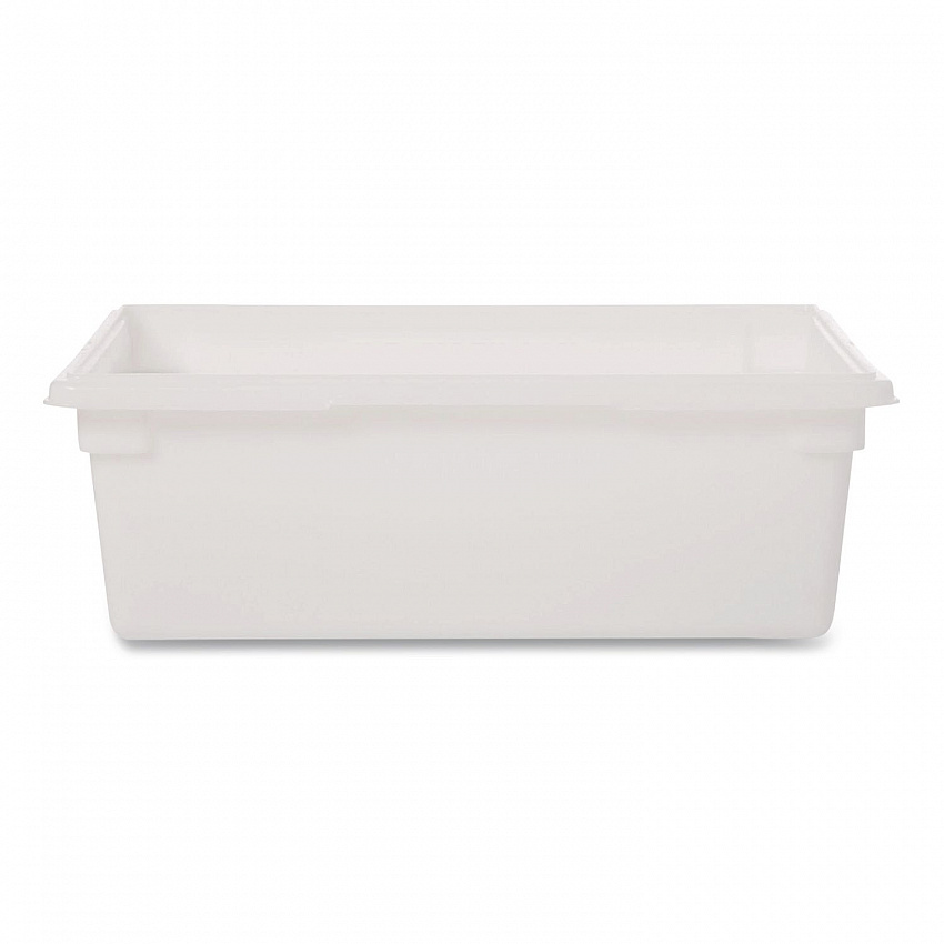 Food/Tote Boxes, 12.5 gal, 18 x 9 x 9, Plastic, White (FG350000WHT)
