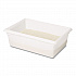 Food/Tote Boxes, 12.5 gal, 18 x 9 x 9, Plastic, White (FG350000WHT)