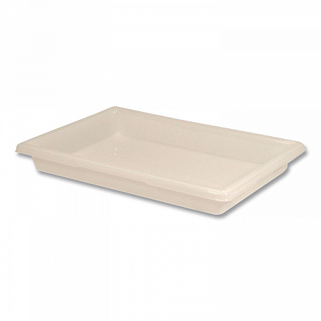 Food/Tote Boxes, 5 gal, 18 x 3.5 x 3.5, Plastic, White (FG350600WHT)