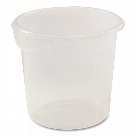 Round Storage Containers, 4 qt, 8.5