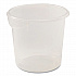 Round Storage Containers, 4 qt, 8.5