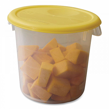 Round Storage Containers, 4 qt, 8.5
