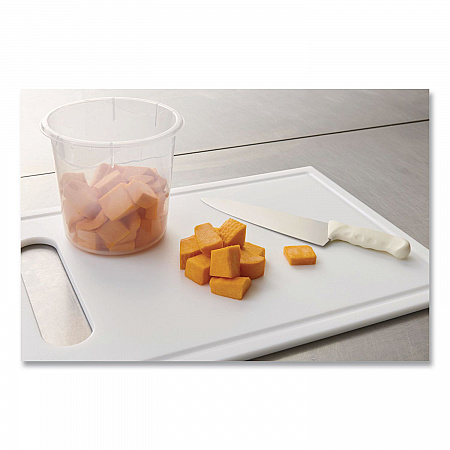 Round Storage Containers, 4 qt, 8.5