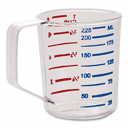 Bouncer Measuring Cup, 8 oz, Clear (FG321000CLR)