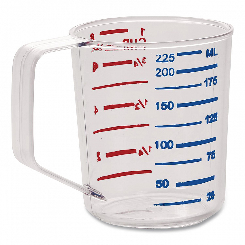 Bouncer Measuring Cup, 8 oz, Clear (FG321000CLR)