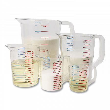 Bouncer Measuring Cup, 8 oz, Clear (FG321000CLR)