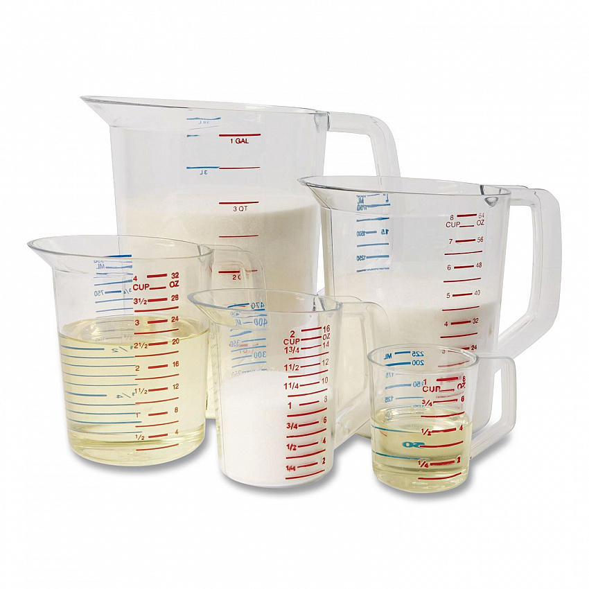 Bouncer Measuring Cup, 8 oz, Clear (FG321000CLR)