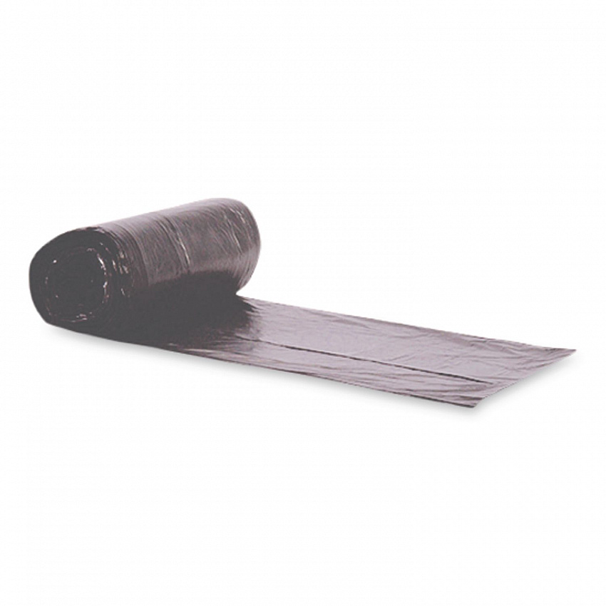 Right Sack Can Liners, 56 gal, 40.64 mic, 44" x 55", Gray, 100/Carton (H56G)