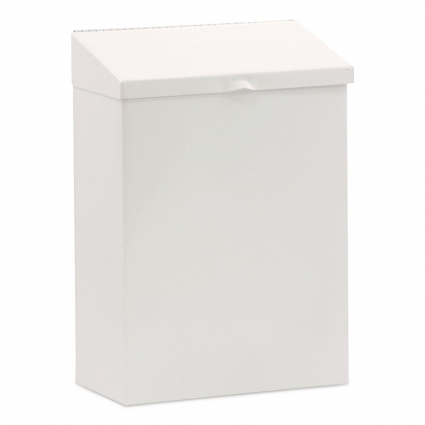 Feminine Hygiene Product Waste Receptacle, Metal, White (ND1W)
