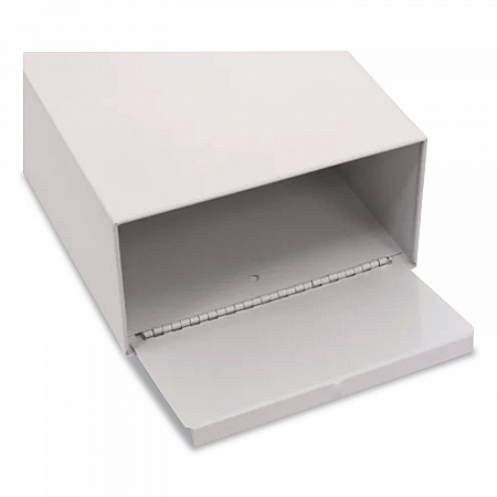 Feminine Hygiene Product Waste Receptacle, Metal, White (ND1W)