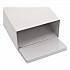 Feminine Hygiene Product Waste Receptacle, Metal, White (ND1W)