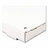 Corrugated Pizza Boxes, 12 x 12 x 1.97, White/Brown, 50/Carton (FPPBF12W)