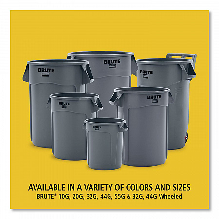 BRUTE Recycling Container, 20 gal, Resin, Blue (FG262073BLUE)