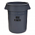 Food Handling BRUTE Container, 32 gal, Resin, Gray (FG263256GRAY)