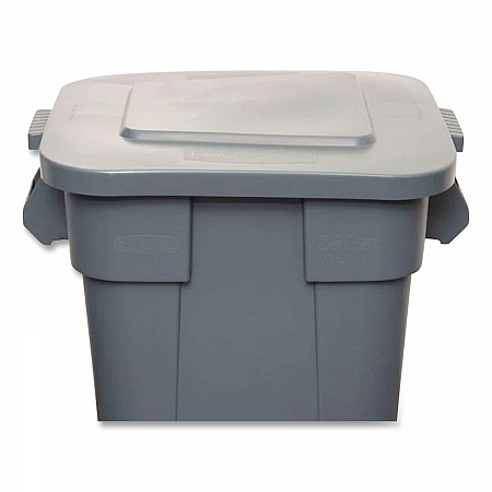 Square BRUTE Lid, 22 x 24 x 2.5, Gray (FG352700GRAY)