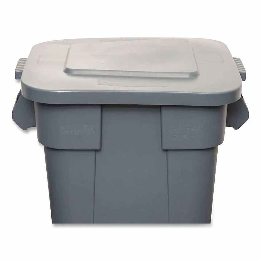 Square BRUTE Lid, 22 x 24 x 2.5, Gray (FG352700GRAY)