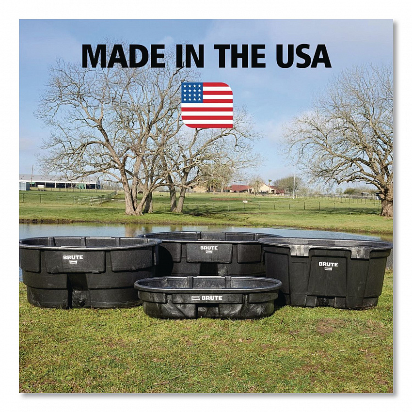 Brute Stock Tank, 50 gal, Black (FG424300BLA)