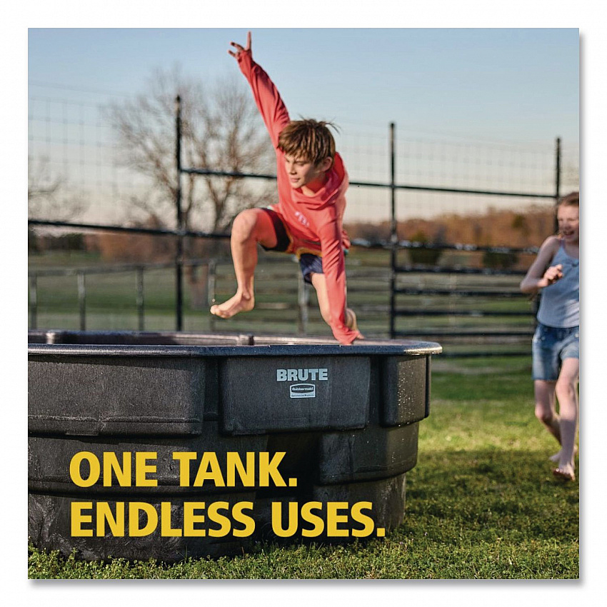 Brute Stock Tank, 300 gal, Black (FG424700BLA)