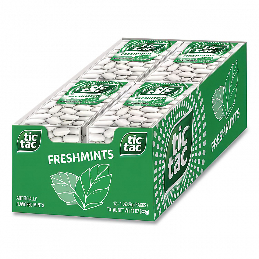 Breath Mints, Freshmint, 1 oz Bottle, 12 Bottles/Box (FEU00771)