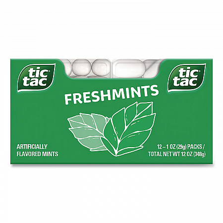 Breath Mints, Freshmint, 1 oz Bottle, 12 Bottles/Box (FEU00771)