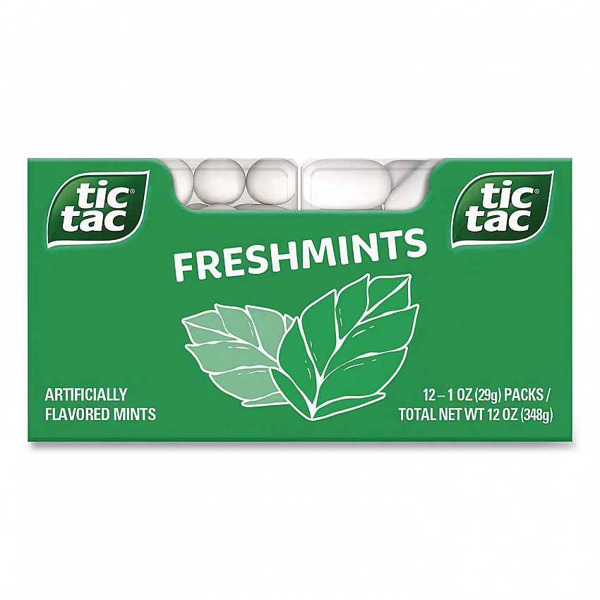 Breath Mints, Freshmint, 1 oz Bottle, 12 Bottles/Box (FEU00771)