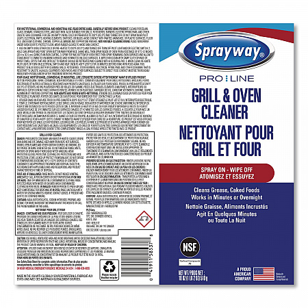Grill and Oven Cleaner, 18 oz Aerosol Spray, 12/Carton (1000058537)