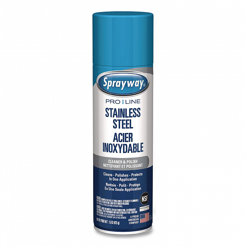 Stainless Steel Cleaner and Polish, 15 oz Aerosol Spray, 12/Carton (1000058639)