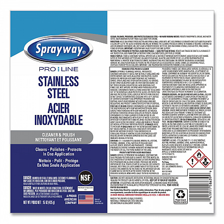 Stainless Steel Polish and Cleaner, 15 oz Aerosol Spray (1000058639EA)