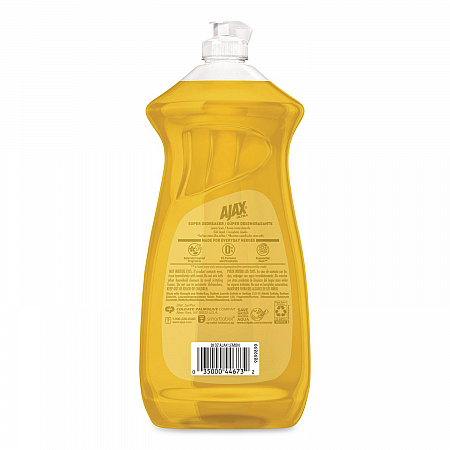 Dish Detergent, Lemon Scent, 28 oz Bottle, 9/Carton (44673)