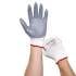 AnsellPro HyFlex Foam Gloves, White/Gray, Size 7, 12 Pairs (118007)