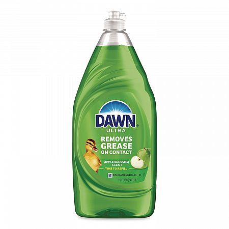 Ultra Liquid Dish Detergent, Apple Blossom Scent, 38 oz Bottle, 8/Carton (20711)