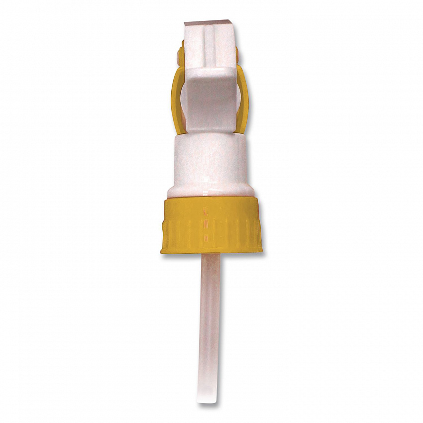 Chemical Resistant Trigger Sprayer, 9.88" Tube, Fits 32 oz Bottles, Yellow/White (60192491EA)