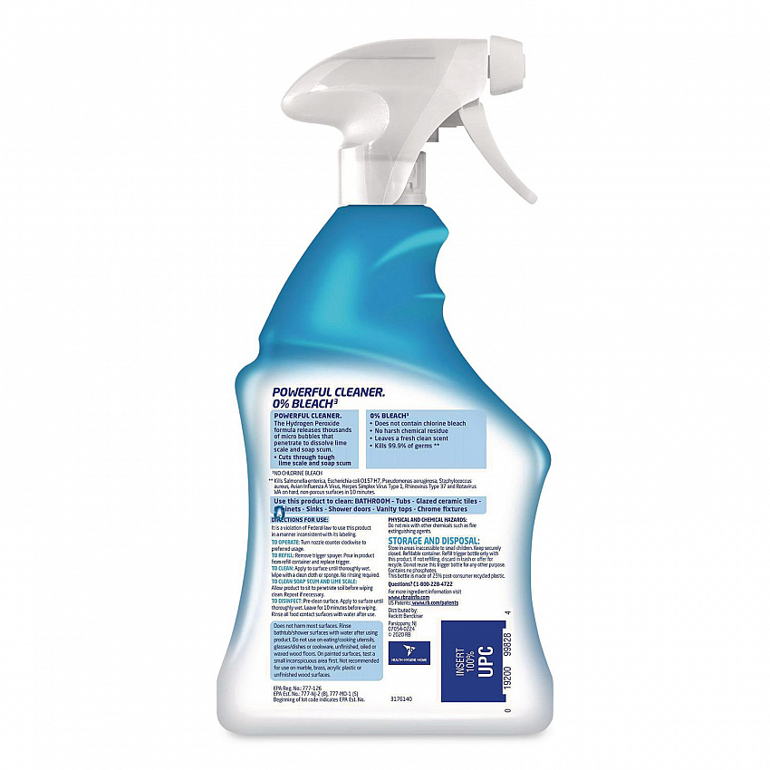 Multi-Purpose Cleaner with Hydrogen Peroxide, Citrus Sparkle Zest Scent, 32 oz Trigger Spray Bottle (1920089289)