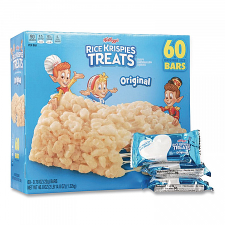 Rice Krispies Treats, Original Marshmallow, 0.78 oz Pack, 60/Carton (17120)