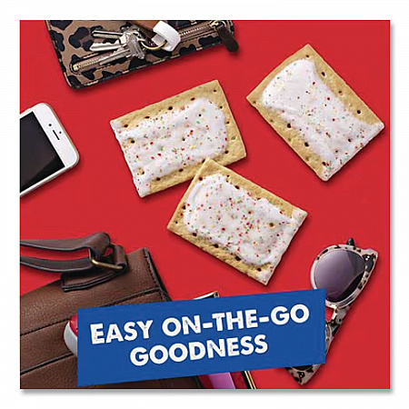 Pop Tarts, Frosted Strawberry, 3.67 oz, 2/Pack, 6 Packs/Box (31732)