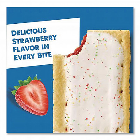Pop Tarts, Frosted Strawberry, 3.67 oz, 2/Pack, 6 Packs/Box (31732)