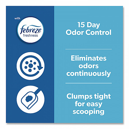 Odor Shield Clumping Litter with Febreze Freshness, 25 lbs (30466)