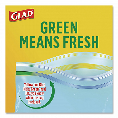 Zipper Food Storage Plastic Bags, Gallon Size, 10.75 x 10.38, Clear, 15 Bags (57034EA)