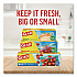 Zipper Food Storage Plastic Bags, Gallon Size, 10.75 x 10.38, Clear, 15 Bags (57034EA)