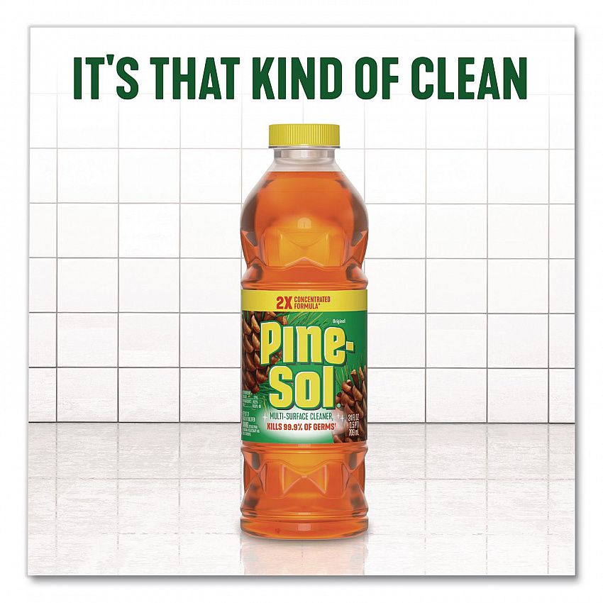 Multi-Surface Cleaner Disinfectant Concentrated, Original Pine Scent, 40 oz Bottle (60164EA)